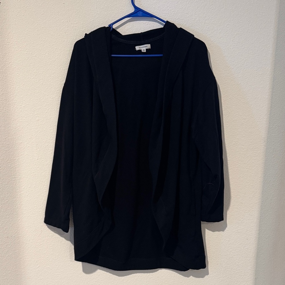 Max Studio Black Cardigan Sweater